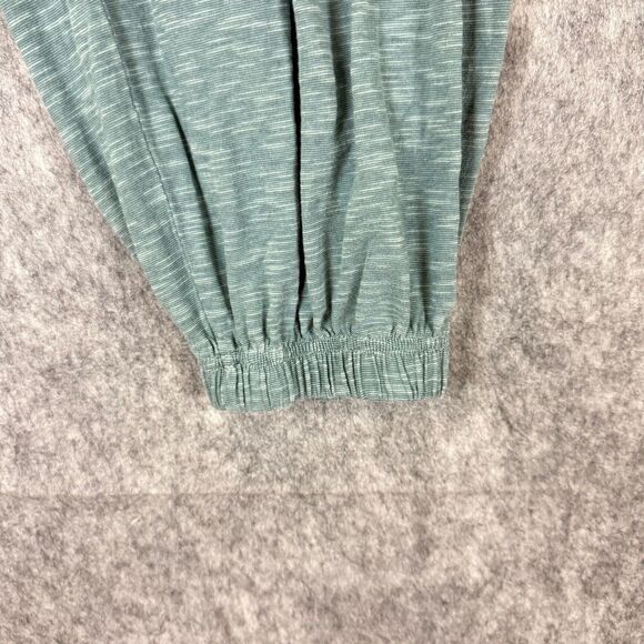 Garnet Hill Oasis Jogger Sweatpants Gathered Knit Leisure Pajama Pants Pockets M - Picture 3 of 12